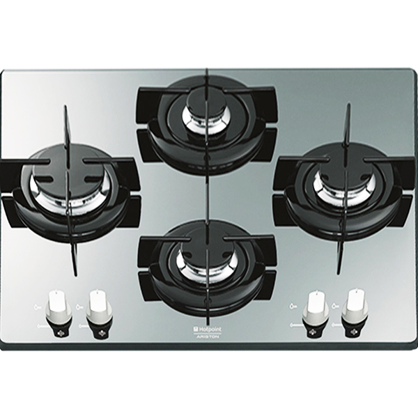 ARISTON BUILT IN HOB, 60CM, GLASS MIRROR, 4 BURNERS, TD640 ICE GH